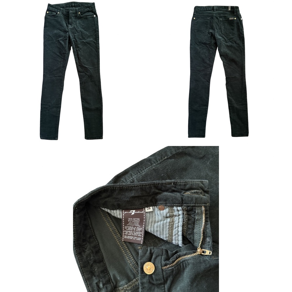 7 For All Mankind Black Jeans